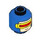 LEGO Cyclops with Blue Suit Minifigure Head (Safety Stud) (3274 / 106196)