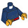 LEGO Cyclops met Dark Blauw Pak Minifiguur Torso (973 / 76382)