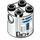 LEGO Cilinder 2 x 2 x 2 Robot Lichaam met R2-D2 (Onbepaald) (83716)