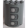 LEGO Zylinder 2 x 4 x 4 Hälfte mit Gas Tank Hatches Aufkleber (6218)