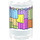 LEGO Cylinder 2 x 4 x 5 Half with Bright-coloured Fabric Patch Curtain Sticker (35312)