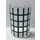 LEGO Cylinder 2 x 4 x 5 Half with Dark Green Window Panes Sticker (35312)