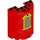 LEGO Cilinder 3 x 6 x 6 Halve met Gold Venster met Mickey Mouse (35347 / 78212)
