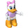 LEGO Daisy Duck with Bright Pink Bow and Lavender Top Duplo Figure