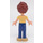 LEGO Daniel, Dark Blauw Broek, Oranje en Bright Licht Geel Polo Shirt Minifiguur