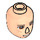 LEGO Daniel Male Minidoll Head (37806 / 92240)