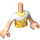 LEGO Daniel avec Jaune Fleur Haut Friends Torse (Boy) (73161 / 92456)