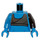 LEGO Dark Azure Aayla Secura Minifig Torso (973 / 76382)