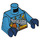 LEGO Dark Azure Arctic Climber Minifig Torso (973 / 76382)