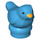 LEGO Azur foncé Oiseau avec Jaune Le bec (48831 / 100043)