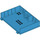 LEGO Azur foncé Book Demi avec Hinges et Compartment (80909)