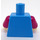 LEGO Dark Azure Boy mit Pinguin Helm Minifigur Torso (973 / 76382)