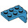 LEGO Dark Azure Bracket 3 x 2 with Plate 2 x 2 Downwards (69906)