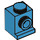 LEGO Dark Azure Backstein 1 x 1 mit Scheinwerfer (4070 / 30069)