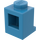 LEGO Donker Azuurblauw Steen 1 x 1 met Koplamp en geen slot (4070 / 30069)