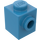 LEGO Dark Azure Backstein 1 x 1 mit Stud auf Eins Seite (87087)