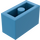 LEGO Dark Azure Backstein 1 x 2 mit Unterrohr (3004 / 93792)