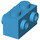 LEGO Dark Azure Backstein 1 x 2 mit Bolzen auf Gegenüberliegende Seiten (52107)