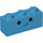 LEGO Dark Azure Brick 1 x 3 with Face (3622 / 38939)