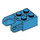 LEGO Dark Azure Brick 2 x 2 with Ball Joint Socket (67696)
