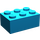 LEGO Dark Azure Backstein 2 x 3 (3002)