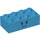 LEGO Azur foncé Brique 2 x 4 avec Stocko Affronter (3001 / 39037)