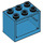LEGO Donker Azuurblauw Kast 2 x 3 x 2 met verzonken noppen (92410)