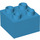 LEGO Dark Azure Duplo Brick 2 x 2 (3437 / 89461)