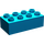 LEGO Azur foncé Duplo Brique 2 x 4 (3011 / 31459)