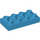 LEGO Dark Azure Duplo Plate 2 x 4 (4538 / 40666)