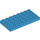LEGO Dark Azure Duplo Plate 4 x 8 (4672 / 10199)