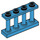 LEGO Dark Azure Zaun Spindled 1 x 4 x 2 mit 4 Top Studs (15332)