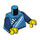 LEGO Dark Azure Gamer, Male (60388) Minifig Torso (973 / 76382)