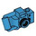 LEGO Dark Azure Handheld Kamera mit zentralem Sucher (4724 / 30089)