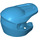 LEGO Dark Azure Helmet with Open Visor and Brim (35458)