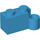 LEGO Donker Azuurblauw Scharnier Steen 1 x 4 Basis (3831)