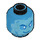LEGO Dark Azure Hydro-Man Minifigure Kopf (Einbau-Vollbolzen) (3626 / 54213)