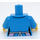 LEGO Azur Foncé Crème glacée Jo Minifigurine Torse (973 / 76382)