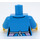 LEGO Dark Azure Eis Jo Minifig Torso (973 / 76382)