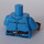 LEGO Dark Azure Jacket with Belt Bag Torso (973 / 76382)