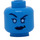 LEGO Donker azuurblauw Killer Frost Minifiguur Hoofd (Verzonken solide nop) (3626 / 37121)