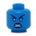 LEGO Dark Azure Killer Frost Minifigure Head (Recessed Solid Stud) (3626 / 37121)