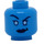 LEGO Dark Azure Killer Frost Minifigure Head (Recessed Solid Stud) (3626 / 37121)
