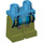LEGO Donker Azuurblauw Leonardo Minifigure Heupen en benen (3815 / 17924)