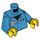 LEGO Azur foncé Lunar Research Astronaut Minifig Torse (973 / 76382)