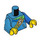 LEGO Dark Azure Mateo Torso (973 / 76382)