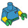 LEGO Donker Azuurblauw Milhouse as Fallout Boy Minifig Torso (973 / 16360)