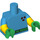 LEGO Donker Azuurblauw Milhouse as Fallout Boy Minifig Torso (973 / 16360)