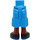 LEGO Dark Azure Minidoll Hip with Shorts with Cargo Pockets with Black shoes with Blue Laces (2268)