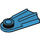 LEGO Dark Azure Minifig Flipper  (10190 / 29161)